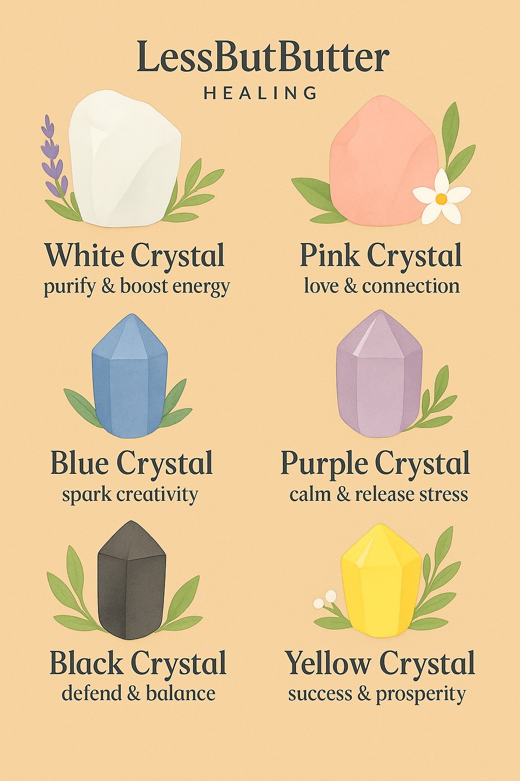 LessButButter-Healing Cyrstal