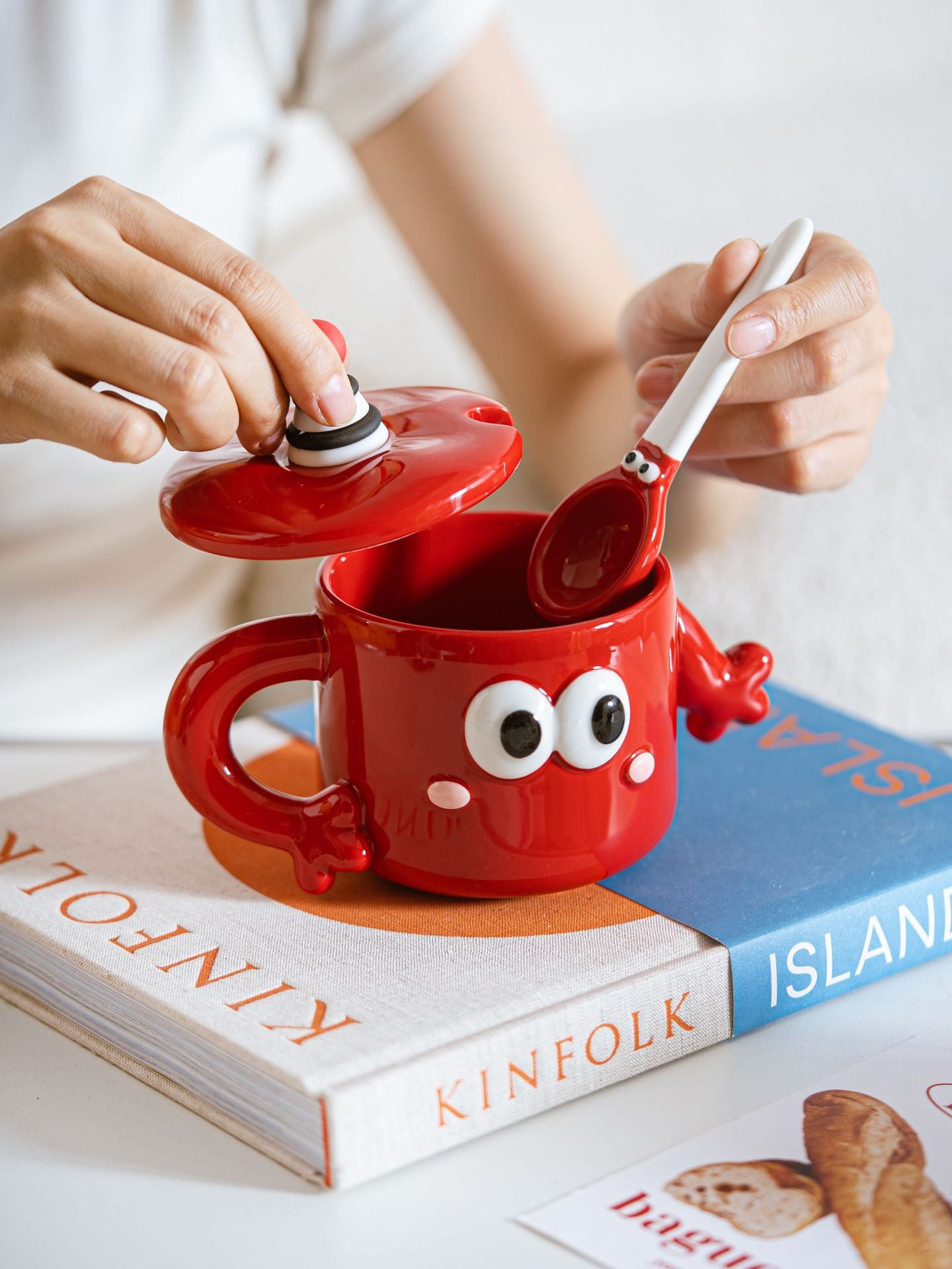 Couples Mug Gift Set with Lid