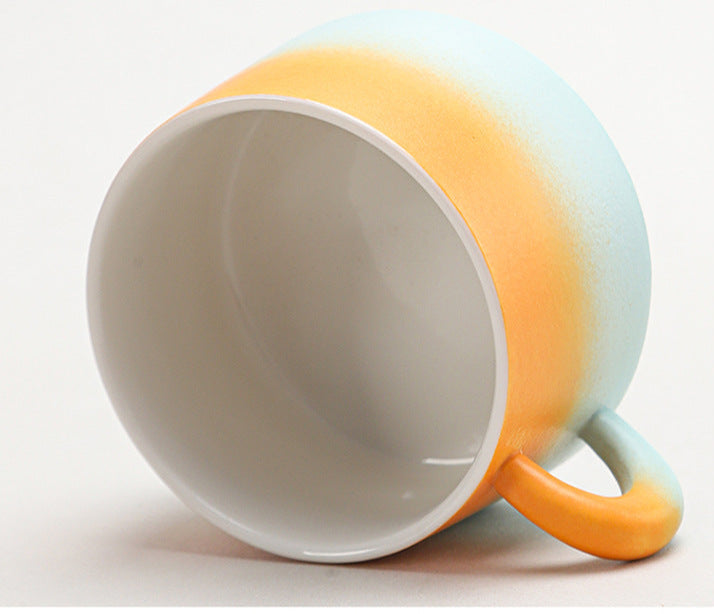 Ceramic Coffee Cup & Saucer Set