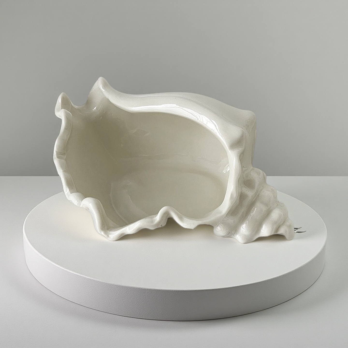 Ceramic Seashell Jewelry Storage