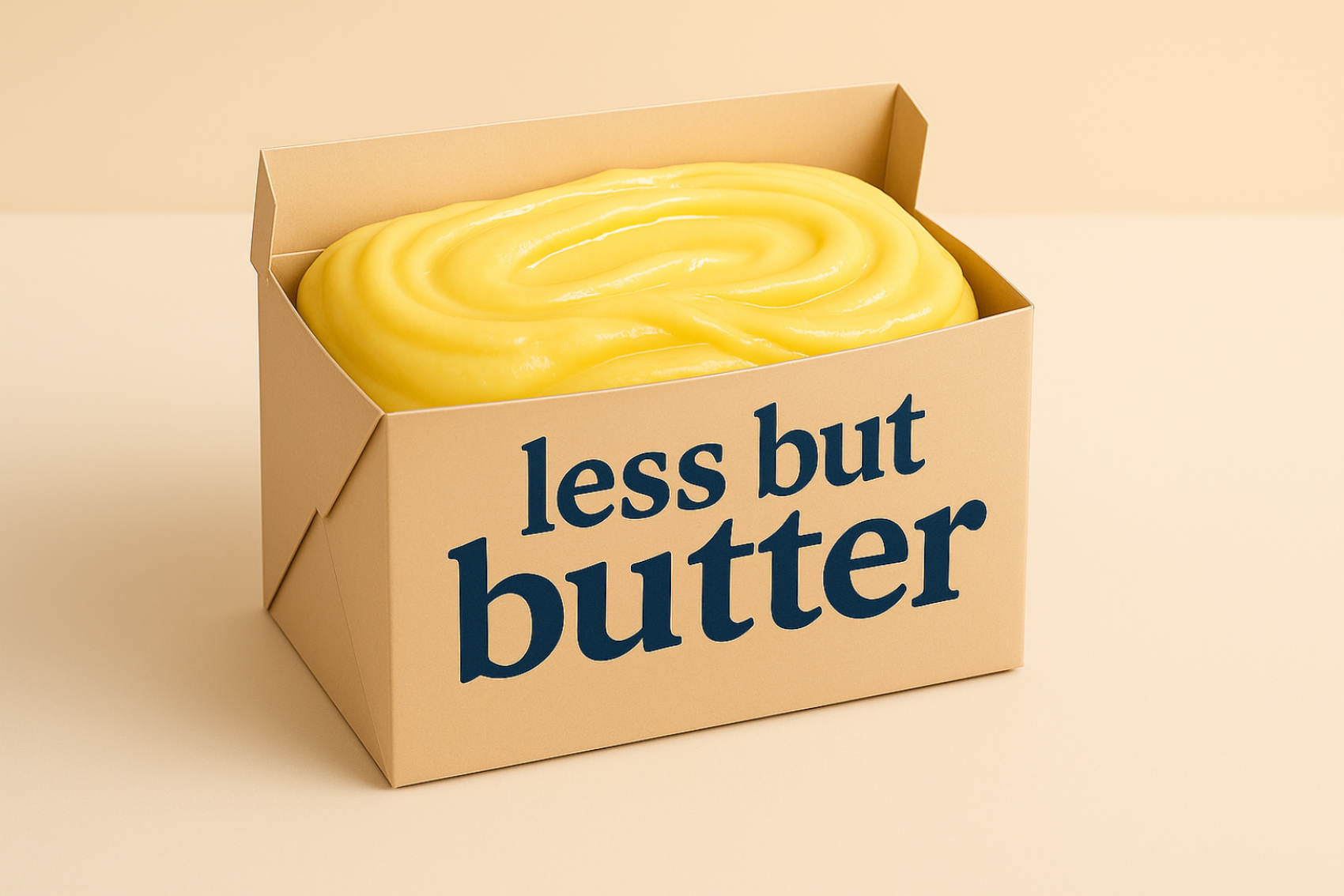 Less But Butter Banner
